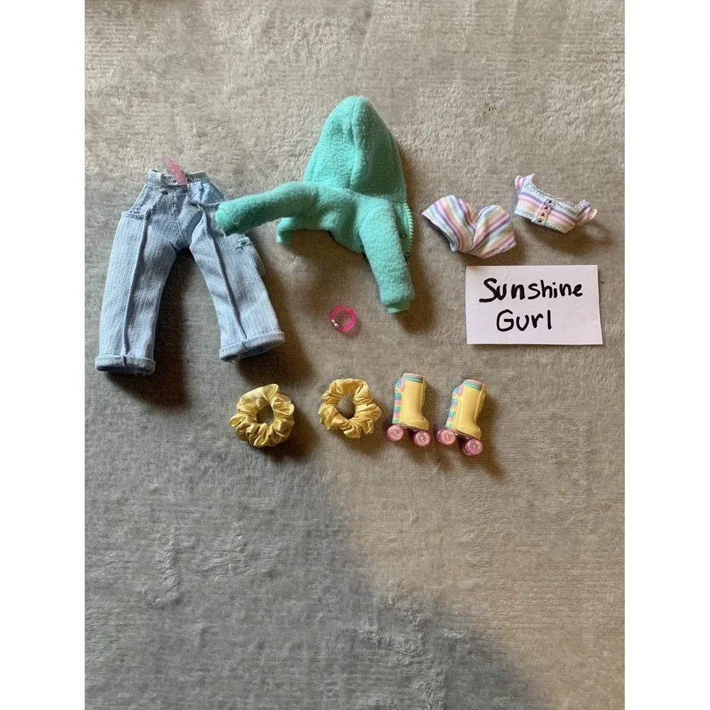 Lol Omg Sunshine Gurl Doll Pastel Rollerskates Shoes Outfit Pants Jacket Lot